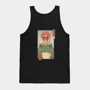 Catana Cat and the Big Frog Tank Top